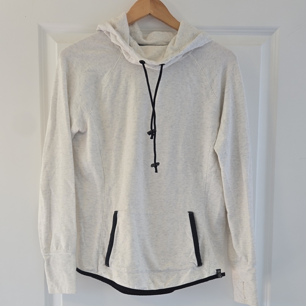 Marc New York White Hoodie Sweatshirt Soft Fabric